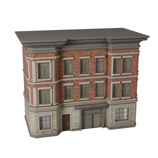 Modèle 3D de Kit de Façade de Rue Modulaire pour Unity - Ressource de Jeu