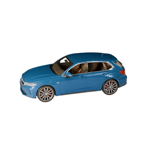 Modelo 3D de Carro da Cidade para Unreal Engine - Asset Pronto para Jogo