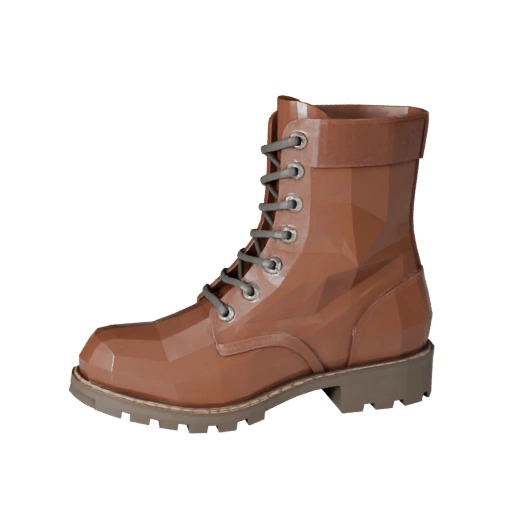 Leather Boots 3D Asset for Unity and Unreal Levels