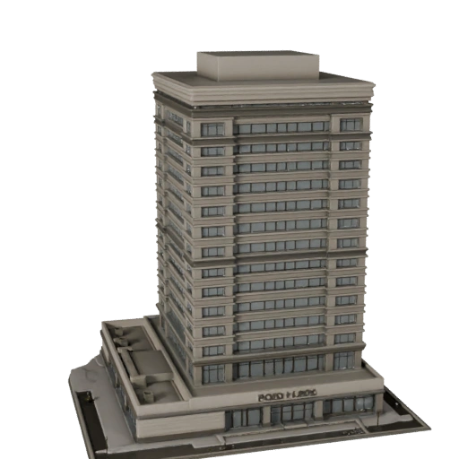 Modello 3D Ufficio Postale per Unreal - Asset Realtime per Scene UE