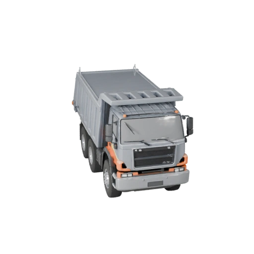 Modelo 3D de Camión Volquete Listo para Juegos para Uso en Tiempo Real Activo PBR (Legacy)