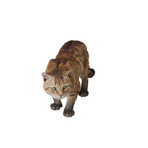 Savannah Cat 3D Model for Unity - Game Ready Asset, FBX | PBR
