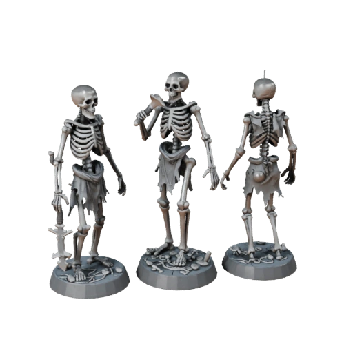 Modular Undead Skeleton Miniature | Kitbash Kit Pack