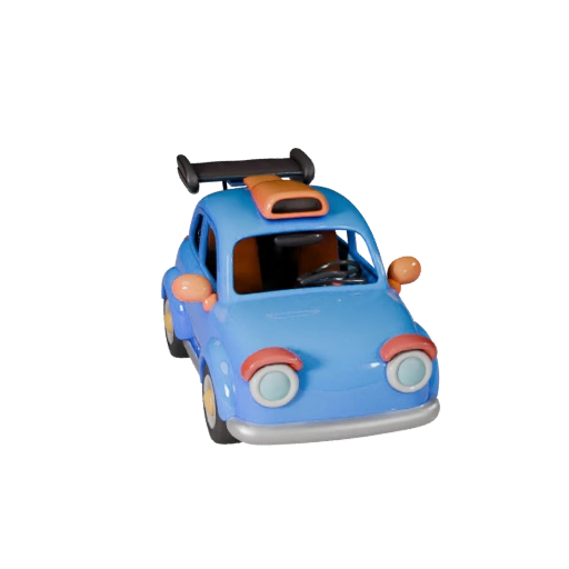 Cartoon Konzeptauto 3D Modell für stilisierte Spiele PBR Asset (Legacy)