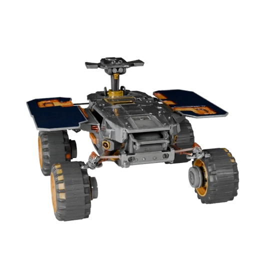 Modèle 3D de Rover de fret lunaire pour Unreal Engine - Prêt pour le jeu