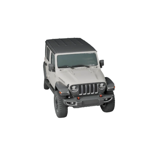 Alto Poligonagem SUV Off Road Inspirado em Jipe para Estúdio