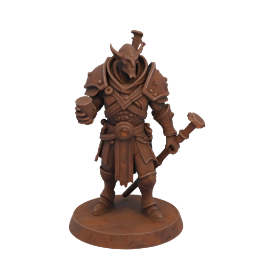 Dunkle Fantasie Tiefling Hexenmeister Miniatur STL