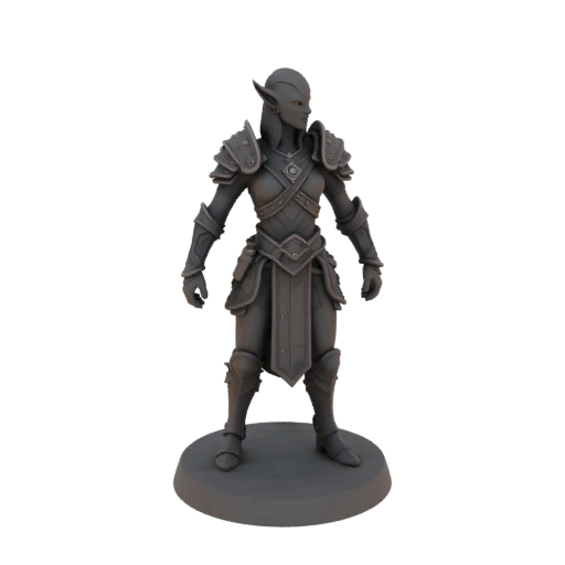 Fantasy Tiefling Krieger Miniatur STL