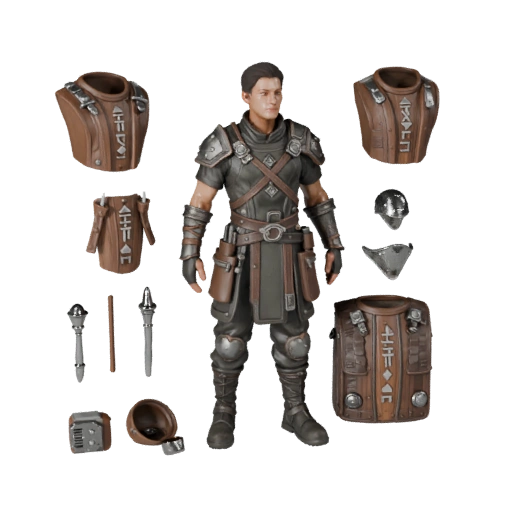 Modèle de personnage médic réaliste - Monté