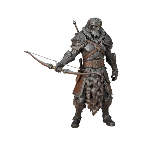 Fantasy Kommandant BOSS Waldläufer Charakter Modell - Geriggt