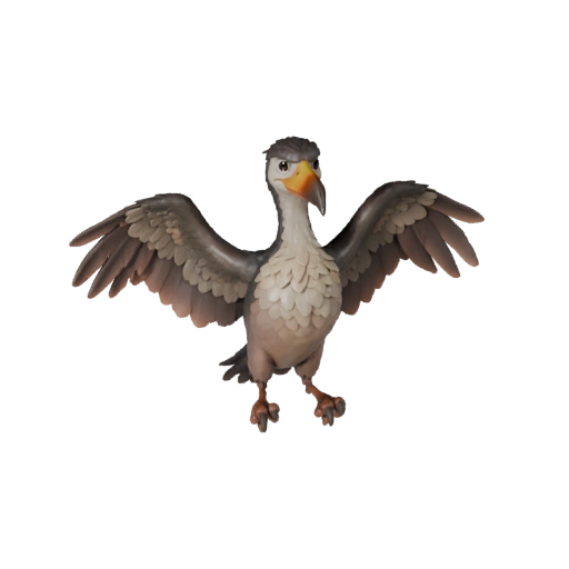 Albatros 3D Modell für Blender - PBR Asset mit Texturen | PBR