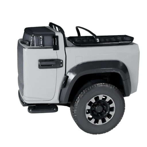 Modello 3D Pickup Truck High Poly per Rendering in Studio