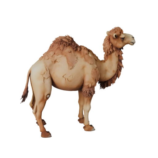 Dromedario High Poly 3D Model - Asset STL Dettagliato per la Stampa