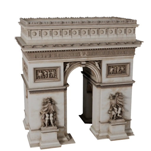 Modèle 3D Arc de Triomphe pour Blender - Asset de rendu