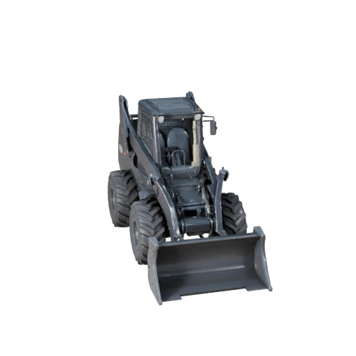 نموذج ثلاثي الأبعاد لـ skid steer loader لوحدة Unity - أصل منخفض المضلع PBR
