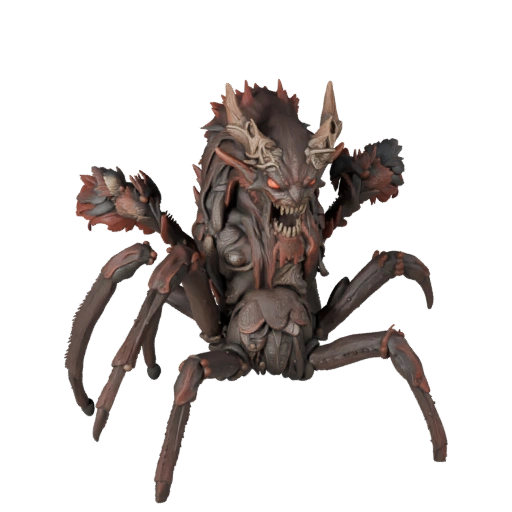 Riesige Spinne 3D-Modell für Blender - PBR-Asset mit Texturen