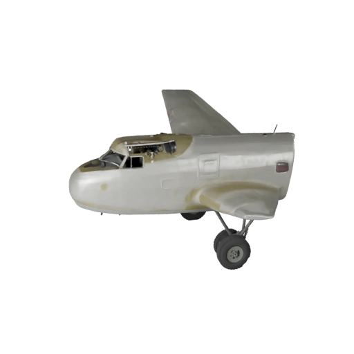 Avión de Carga de la Segunda Guerra Mundial de Alto Poligonaje para Renderizados de Estudio