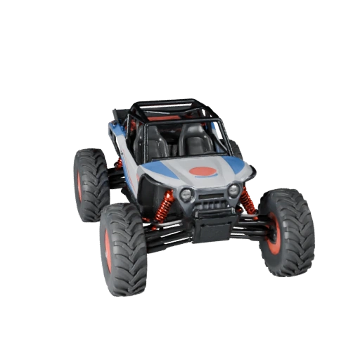 Modelo 3D de Buggy Todoterreno para Blender y Juegos - Asset PBR