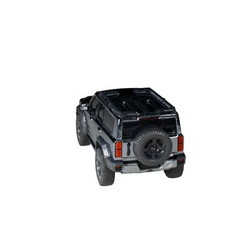 نموذج سيارة دفع رباعي مستقبلية ثلاثي الأبعاد لبرنامج Blender والألعاب - أصل PBR
