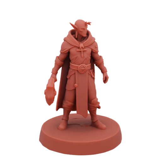 Dunkle Fantasie Tiefling Kleriker Miniatur STL