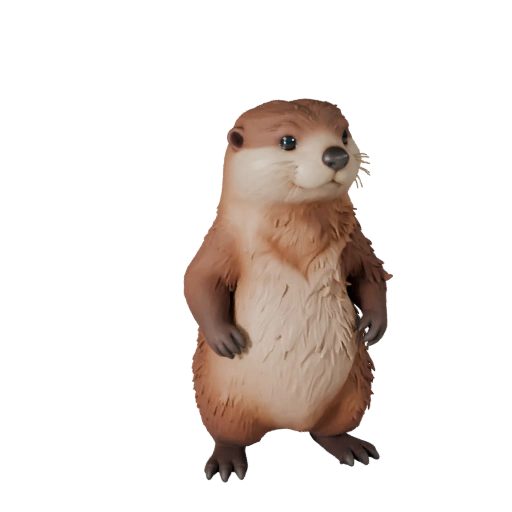 Otter 3D Model for Unity - Game Ready Asset, FBX | Royalty-Free