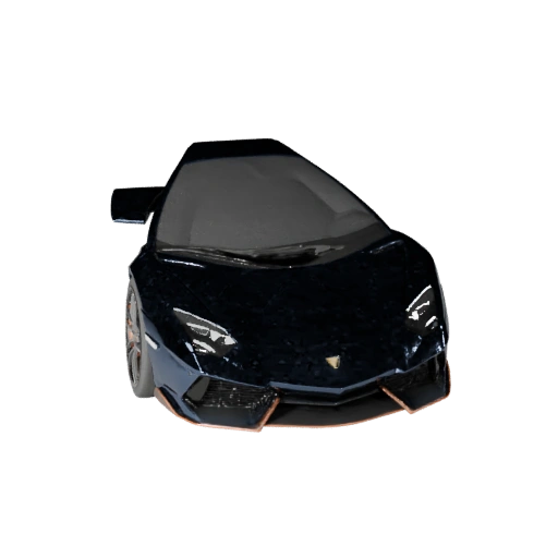 Lamborghini Inspired Supercar 3D Model for Blender