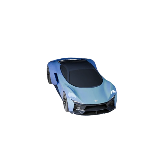Konzeptauto 3D-Modell für Blender & Spiele - Realistisches PBR (Legacy)