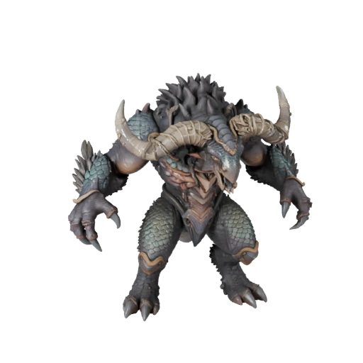 Высокополигональная 3D модель минотавра - Детализированный STL актив для печати
