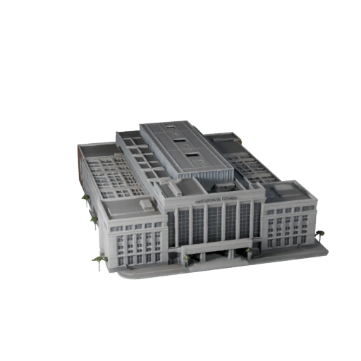 Modèle 3D de Centre de Convention pour Unity - Ressource de Jeu Temps Réel