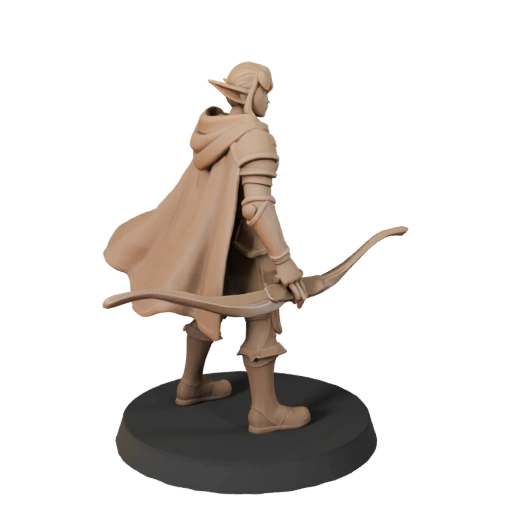 Collectible Elf Ranger Miniature | Detail Display Pack