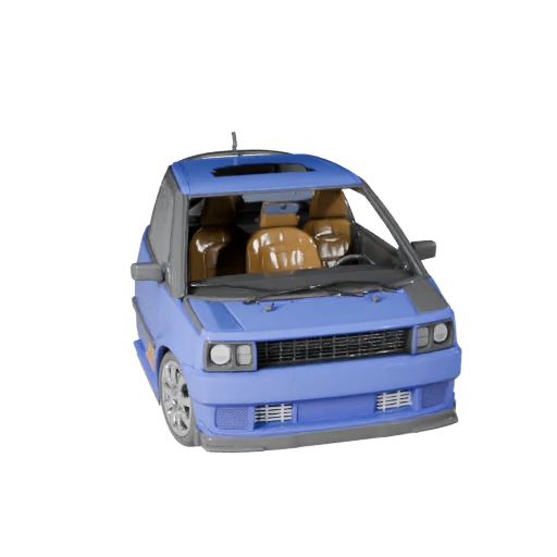 Modelo 3D Crossover para Unity - Asset de Juego Poligonal Bajo