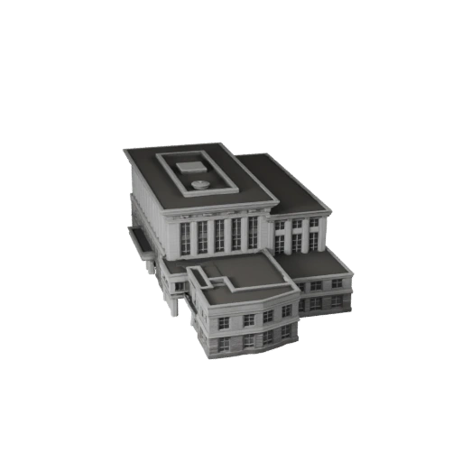 Estación de Bomberos STL Imprimible Modelo 3D - Activo de Escala Imprimible