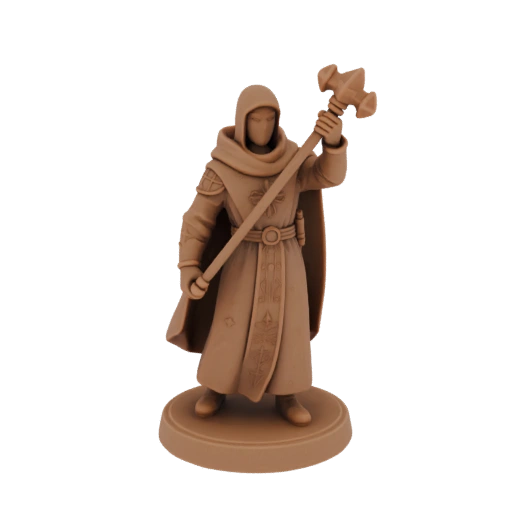 Miniatura de Clérigo Medieval STL - Vitória
