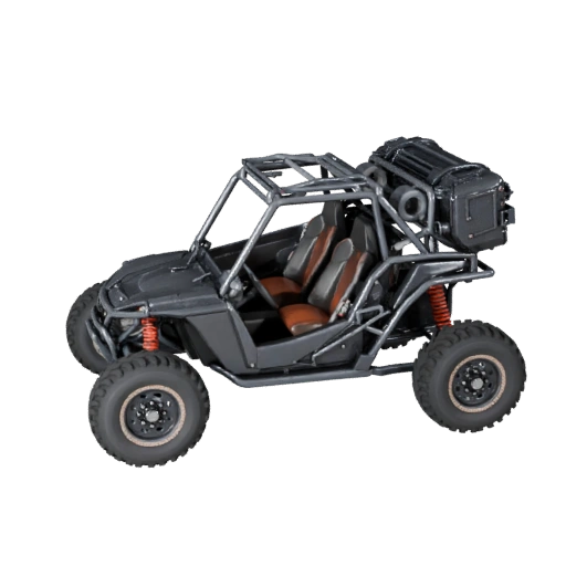 Modelo 3D de Buggy de Rally en el Desierto para Blender - PBR Realista
