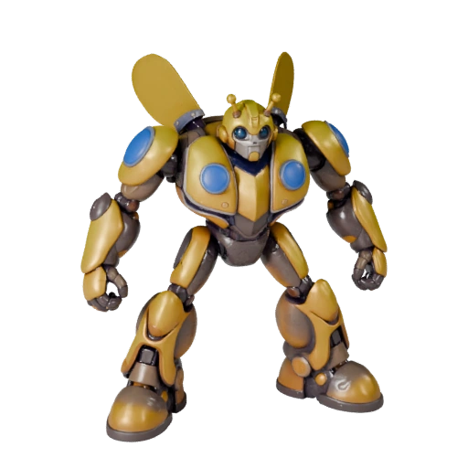 Modèle 3D Bourdon Dessin Animé - Asset Stylisé pour Animation | PBR