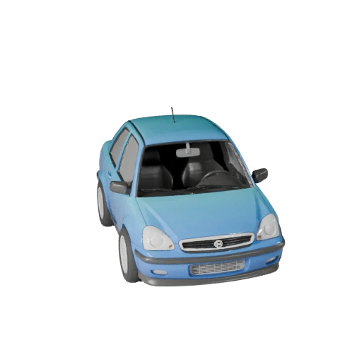 Cartoon Schrägheck 3D-Modell für stilisierte Spiele PBR-Asset (Legacy)