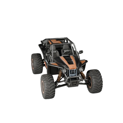 Modelo 3D de Buggy de Duna Pronto para Jogo para Uso em Tempo Real Ativo PBR (Legacy)