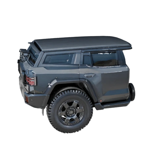 Modèle 3D de SUV Crossover Haute Poly pour Rendu Studio