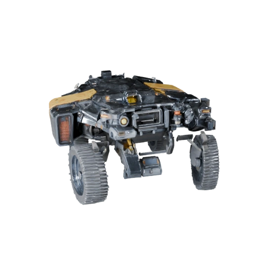 Modelo 3D de Rover de Carga Lunar de Alto Poligonagem para Renderizações de Estúdio