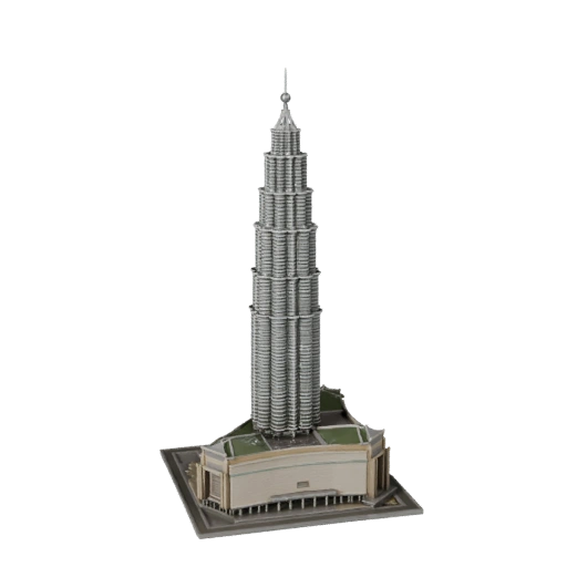 Petronas Towers 3D Model - Realistic Archviz Asset