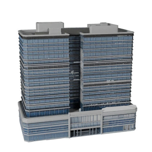 Forschungsinstitut Büro 3D Modell für Unity - Spiel-Asset