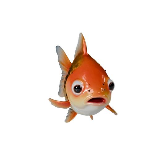 Modèle 3D Poisson Rouge Dessin Animé - Actif Stylisé pour Animation | PBR