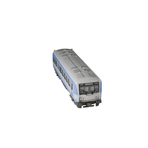 Modelo 3D de Trem Maglev para Unreal Engine - Pronto para Jogo