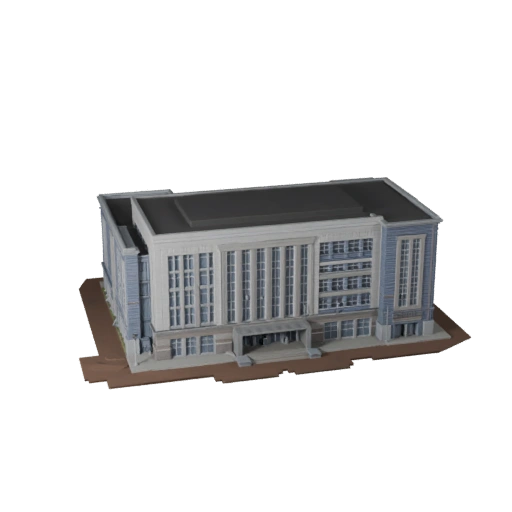 Modello 3D Sottostazione Elettrica Low Poly per Giochi e VR