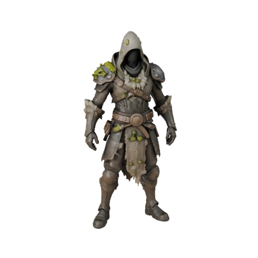 Modelo de Personagem Assassino Arcano de Ficção Científica - Articulado