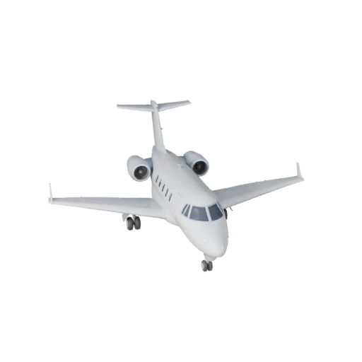 Modello 3D Jet Privato per Unreal Engine - Asset Pronto per il Gioco