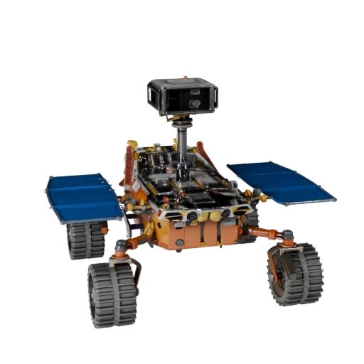 Modello 3D Rover Marziano per Blender - Asset Pronto per il Rendering