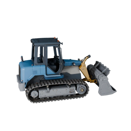 Modello 3D Bulldozer per Blender e Giochi - Asset PBR