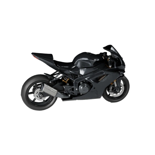 Modelo 3D Imprimível de Moto Esportiva STL - Display