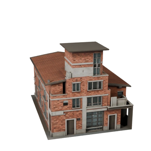 Пляжный дом 3D модель для Blender - Рендер-ресурс для архитектуры